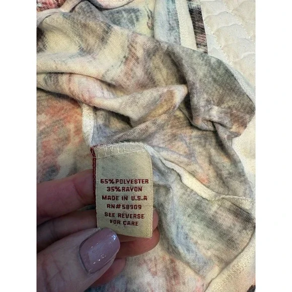 Reba Southwestern Boho Embellished Tunic Top, XL - Picture 8 of 9